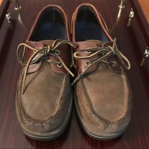 Men’s Brown Leather & Suede Comfortable Shoes!